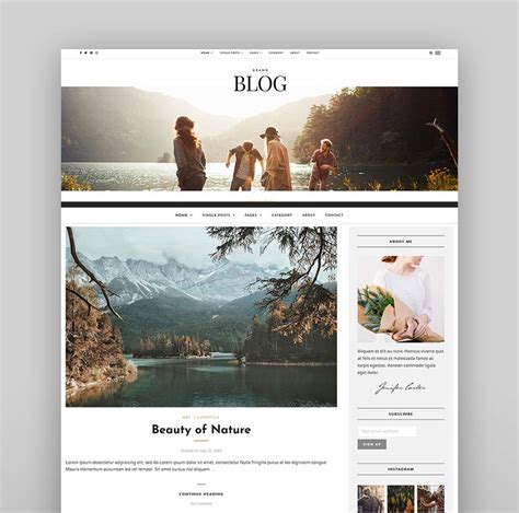 Blog Html Template