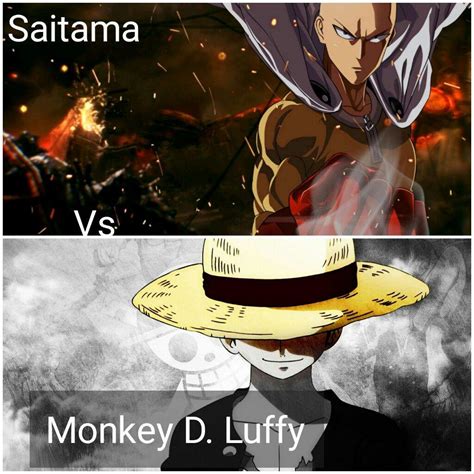 Saitama Vs Monkey D.Luffy | Anime Amino