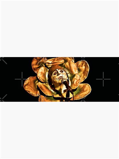 "Peter Gabriel Flower Costume" Poster for Sale by NinaJG007 | Redbubble