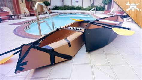 Building $20 Cardboard Boats! - YouTube