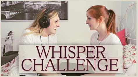 WHISPER CHALLENGE - YouTube