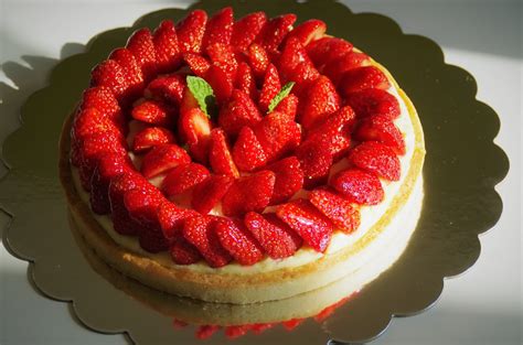 Tarte aux fraises & crème pâtissière