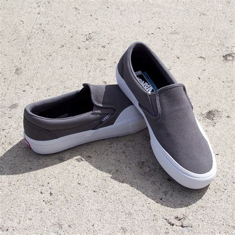 Vans Slip-On Pro (RUBBER PEWTER/RUBBER) Shoes at Embassy