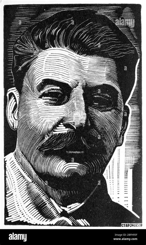 Portrait of Joseph Stalin, illustration, special edition of Joseph ...