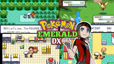 New GBA ROM Hack Pokemon Emerald DX Gameplay & How to Download - YouTube