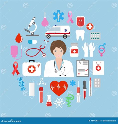 Abstract Medicine Background with Medical, Health, Healthcare, Doctor ...