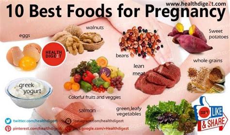 10 Best Foods For Pregnancy! It is important to eat healthy during ...