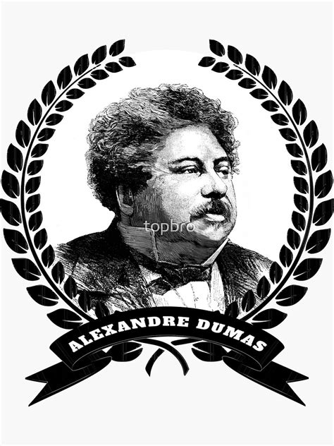 "Alexandre Dumas Portraits" Sticker for Sale by topbro | Redbubble