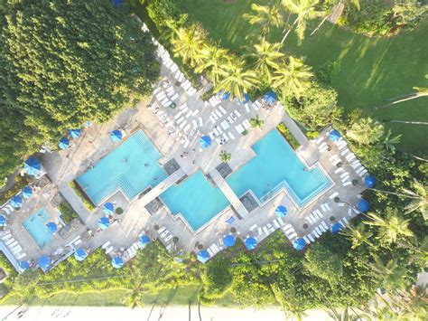 Above the pools at the Hale Koa hotel in Waikiki. Taken P3 Pro on ...