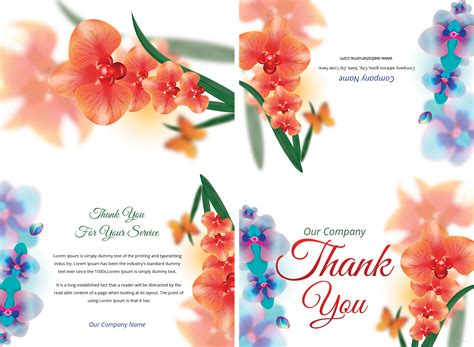 Free Bi-fold Thank You Card Template in Adobe Photoshop, Illustrator ...