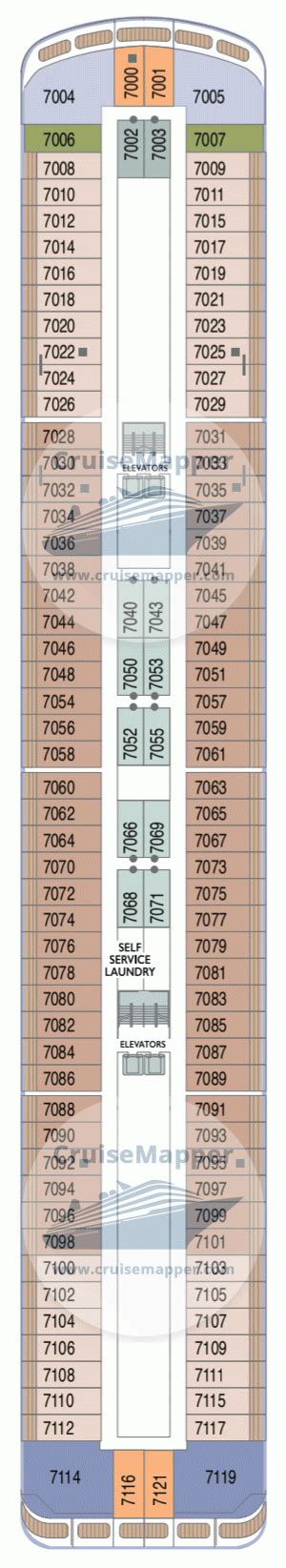 Azamara Journey deck 7 plan | CruiseMapper