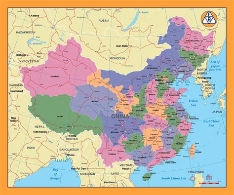 China City Map | Mapa china, Mapas, China