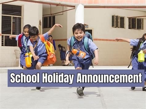 School Holiday March 2024: Big relief news for school students, Schools ...