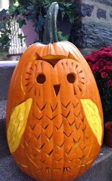 Owl Pumpkin Carving Idea | Creative Ads and more…