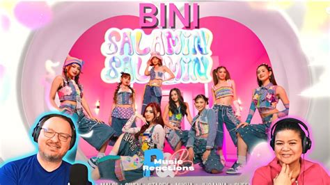 Bini | "Salamin, Salamin" (Official Music Video) | Couples Reaction ...