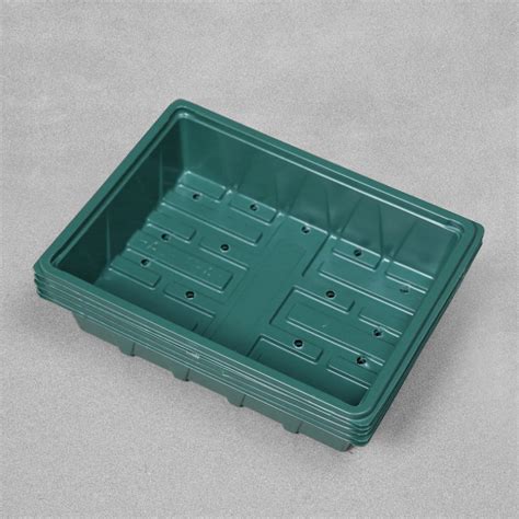 Half Seed Trays with Drainage Holes 23cm - Set of 5