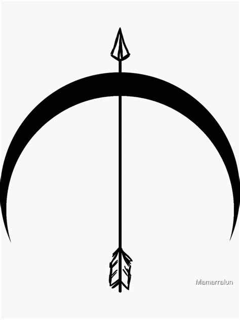 Artemis Bow And Arrow Symbol