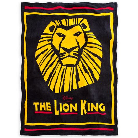 the lion king throw blanket on a white background