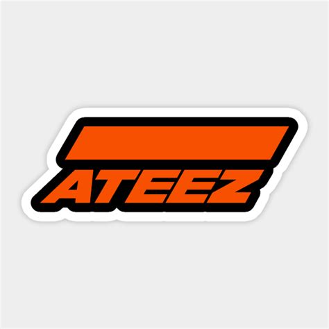 Kpop Ateez Logo - Kpop Ateez - Sticker | TeePublic