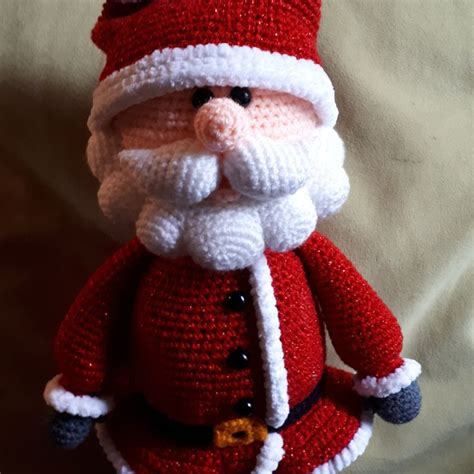 Crochet pattern Santa amigurumi Christmas doll English | Etsy ...