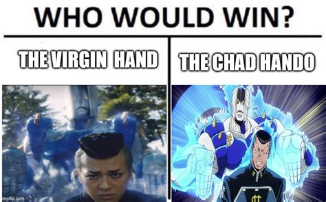 Honestly anime Okuyasu has more confidence than live action - Imgflip