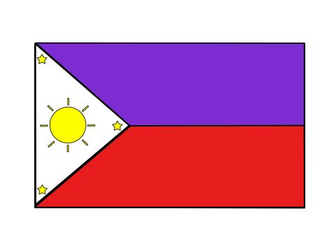 Philippines Flag Picture Drawing Flag Philippines Filipino Philippine ...