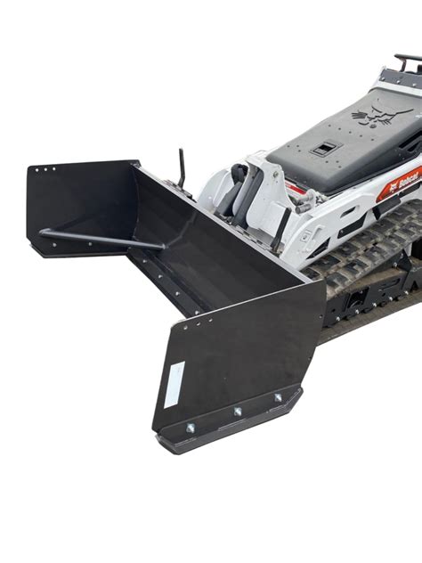 Mini Skid Steer Snow Pusher - Melecio Attachments