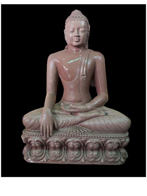 36"x24"x9" Brown Sarnath Buddha Statue, For Interior Decor, Size: 36 ...