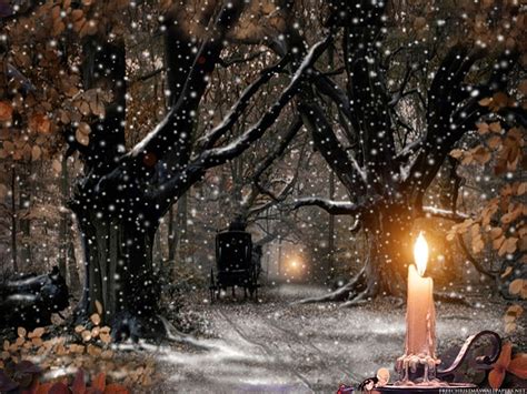 Snowy Christmas Wallpapers - Wallpaper Cave