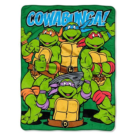 Teenage Mutant Ninja Turtles Cowabunga Dudes 46'x 60' Micro Throw ...