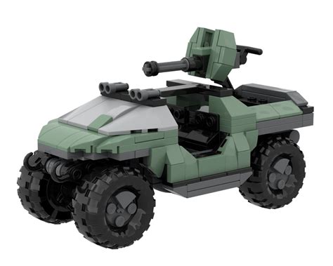 LEGO MOC HALO Warthog (M12 FAV) by AstralProxy | Rebrickable - Build ...