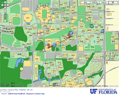 Exploring University Of Florida Campus Map - 2023 Calendar Printable