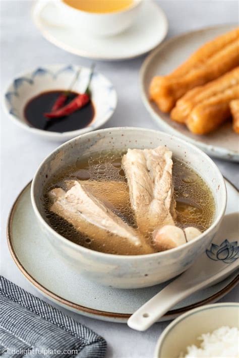 Singaporean Bak Kut Teh (White Pepper Pork Rib Soup) - Delightful Plate