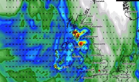 UK storm forecast: Brutal thunderstorms to FLOOD Britain with 50mm rain ...