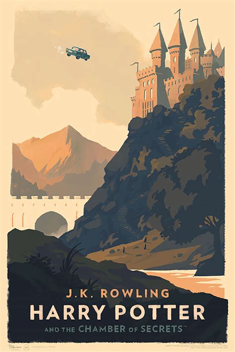 Magical Vintage Harry Potter Book Covers By Olly Moss | Bored Panda