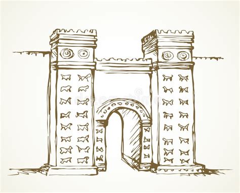 Diagram Of Ishtar Gate Dimensions