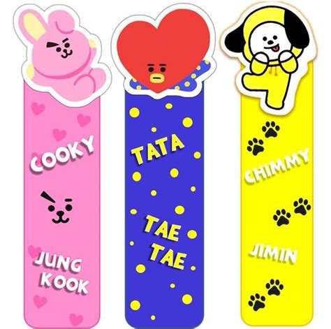 Pin by thinthelife on BT21 | Bts school, Bts book, Kpop diy