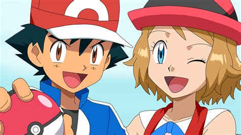 Ash with Serena by Spartandragon12 on DeviantArt