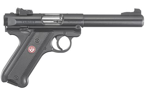 Ruger Mark IV Target 22LR Blued Rimfire Pistol with Bull Barrel ...