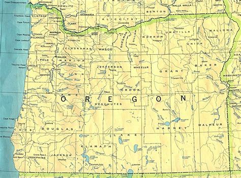 Oregon Township And Range Map - Map With Cities