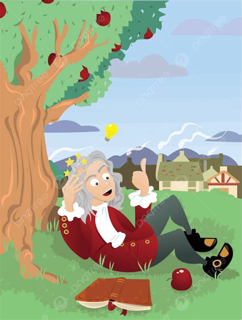 Isaac Newton Isaac Newton Cartoon Vector Photo, Isaac Newton, Cartoon ...