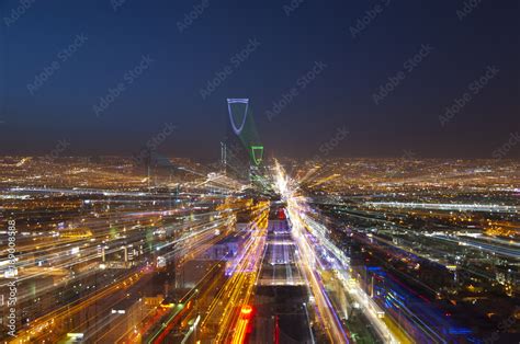 Riyadh skyline at night #5 Stock Photo | Adobe Stock