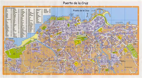 Large Puerto de la Cruz Maps for Free Download and Print | High ...