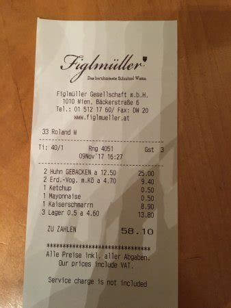 Figlmuller, Vienna - Old University Quarter - Restaurant Reviews, Phone ...