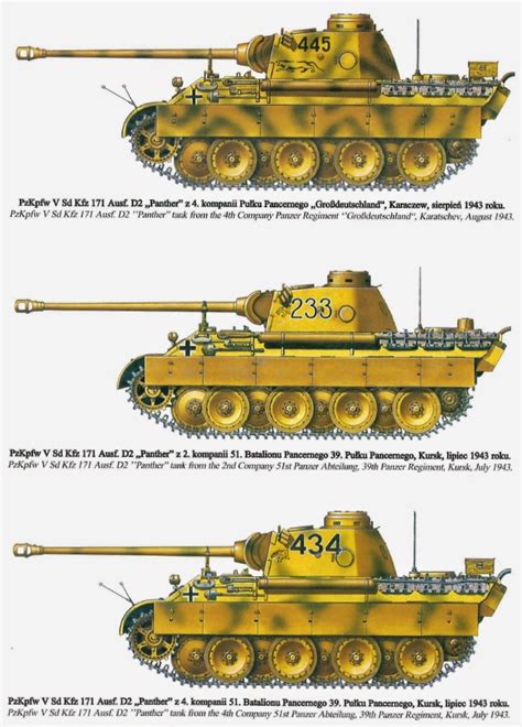 Axis Tanks and Combat Vehicles of World War II: Panthers at Kursk