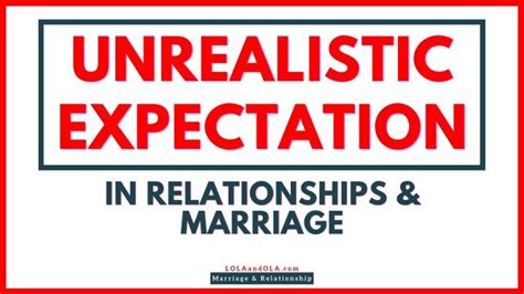 Unrealistic Expectations in Relationships & Marriage -2 CERTIFIED Tips