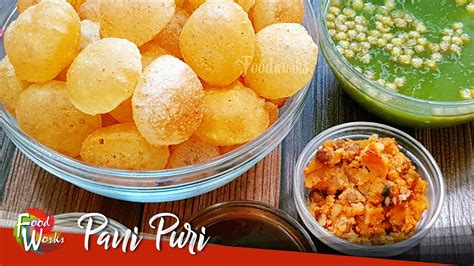 Pani Puri Recipe | How To Make Pani Puri Chaat | Complete Pani Puri ...