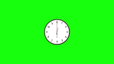 Fast Moving Clock Green Screen Stock Footage Video (100% Royalty-free ...