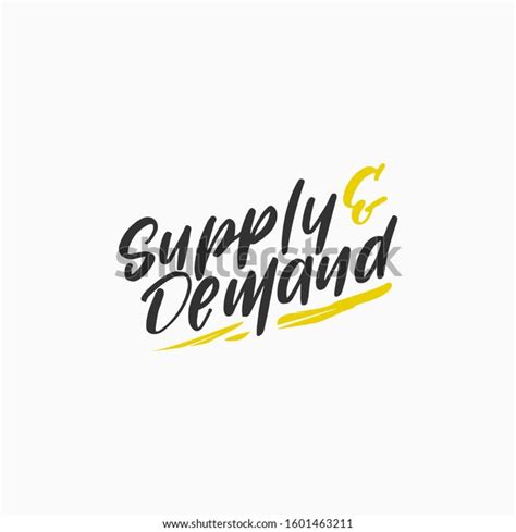 Supply Demand Logo Design Template Supply Stock Vector (Royalty Free ...