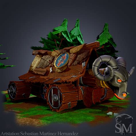 ArtStation - Stylized Battering Ram